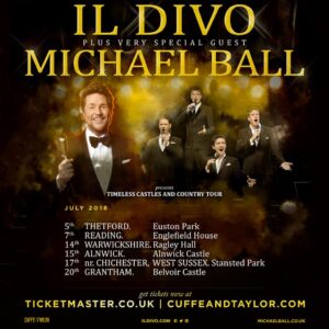 Michael to be special guest on Il Divo tour